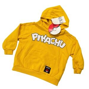 Zara x Pokemon Pikachu‎ Hoodie Yellow Kids 18-24 Months NWT Graphic Halloween